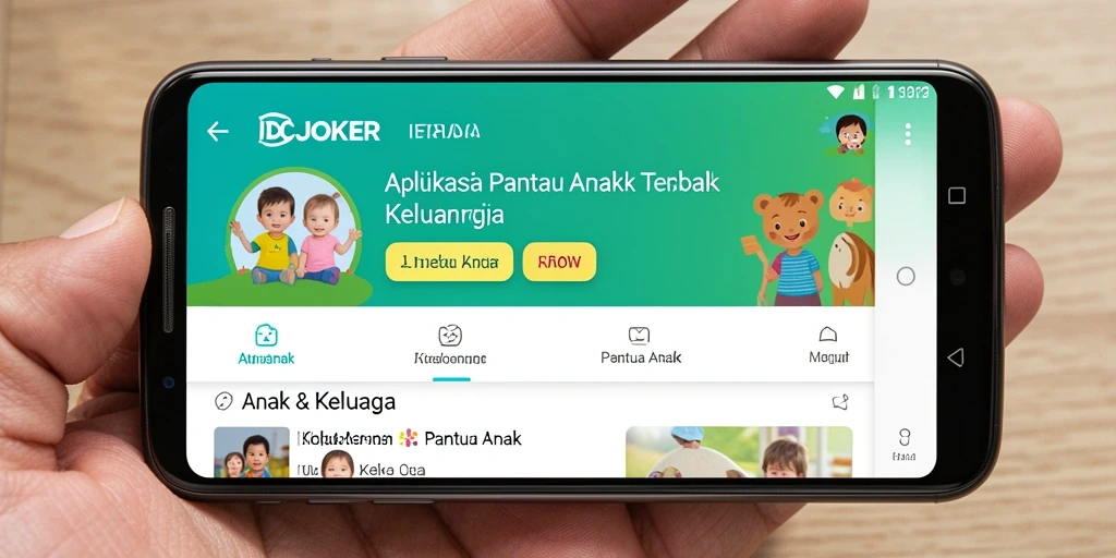 Tampilan antarmuka IDCJOKER yang sederhana dan mudah digunakan.