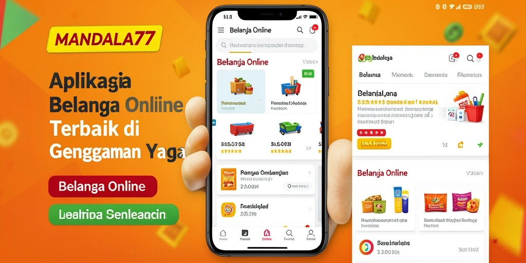 Antarmuka aplikasi MANDALA77 yang menarik dan fungsional.