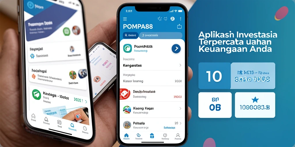 Antarmuka aplikasi POMPA88 yang menawan dan fungsional untuk investasi.