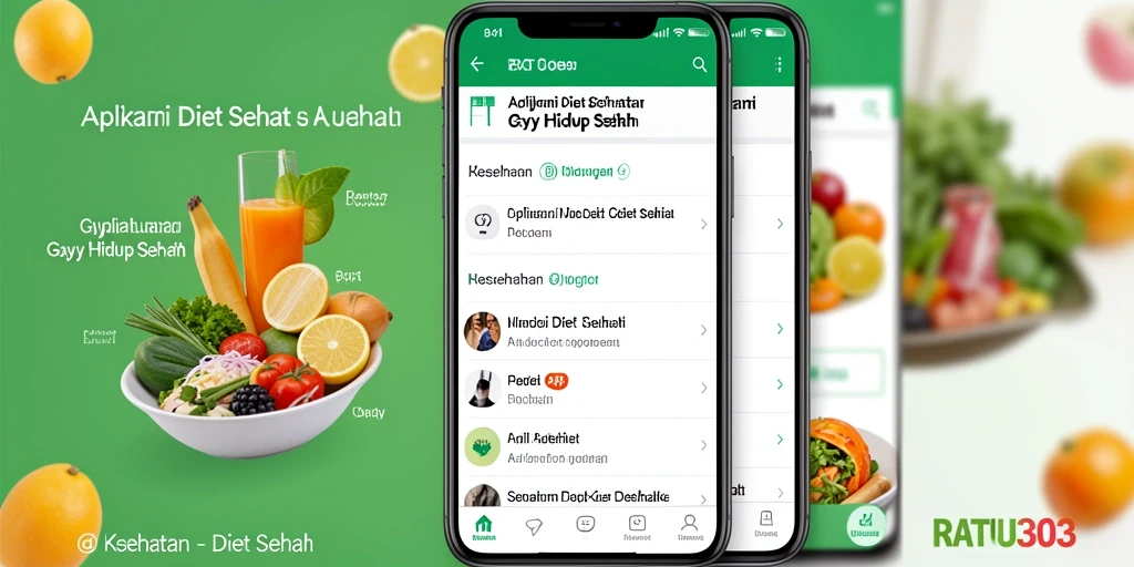 Tampilan antarmuka aplikasi RATU303 yang sederhana dan informatif.